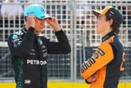 George Russell and Oscar Piastri at the Canadian Grand Prix of Canada weekend - Source: Getty
